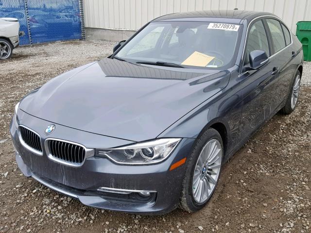 WBA3D5C51EKX99687 - 2014 BMW 328 D GRAY photo 2