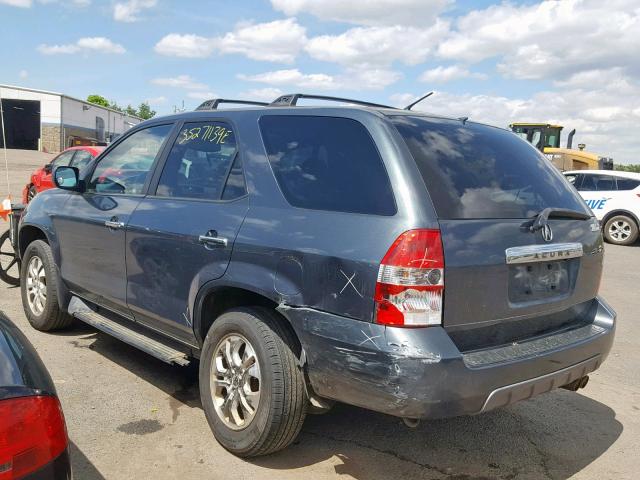 2HNYD188X3H547150 - 2003 ACURA MDX TOURIN GRAY photo 3