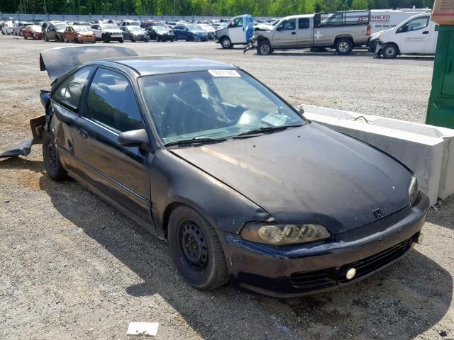 1HGEJ2124SL054970 - 1995 HONDA CIVIC DX BLACK photo 1