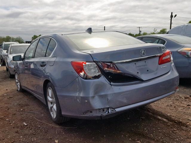 JH4KC1F50EC005065 - 2014 ACURA RLX TECH BLUE photo 3