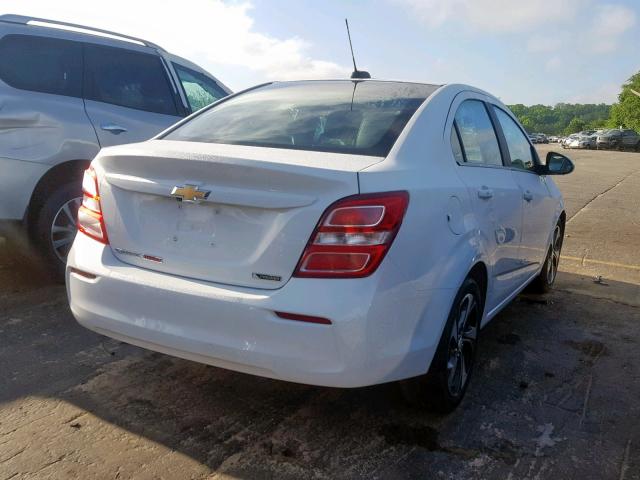 1G1JF5SB9H4149289 - 2017 CHEVROLET SONIC PREM WHITE photo 4