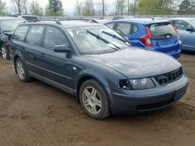 WVWLH63B41E000853 - 2001 VOLKSWAGEN PASSAT GLX BLUE photo 1