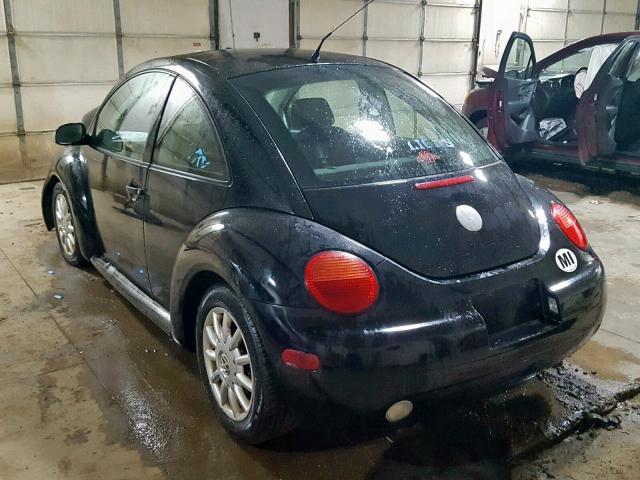 3VWCR31C84M420151 - 2004 VOLKSWAGEN NEW BEETLE შავი ფოტო 3