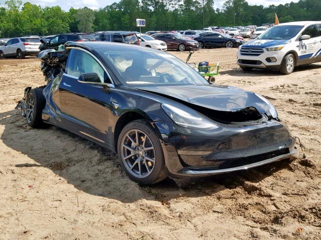 5YJ3E1EB6JF149062 - 2018 TESLA MODEL 3 BLACK photo 1