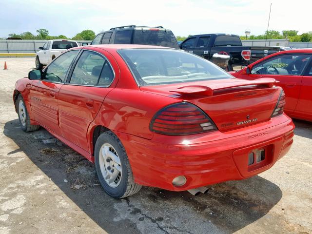 1G2NF52F92C197842 - 2002 PONTIAC GRAND AM S RED photo 3