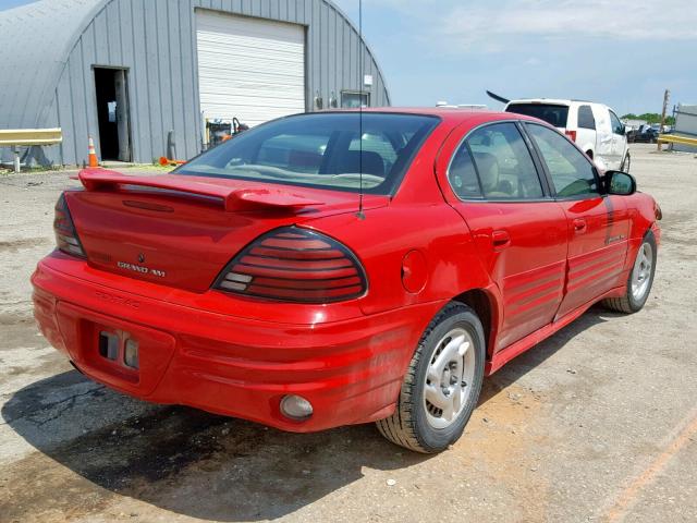 1G2NF52F92C197842 - 2002 PONTIAC GRAND AM S RED photo 4