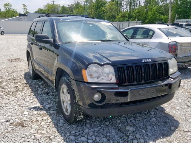 1J8GR48K87C568547 - 2007 JEEP GRAND CHER BLACK photo 1