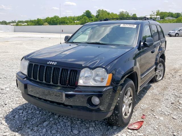 1J8GR48K87C568547 - 2007 JEEP GRAND CHER BLACK photo 2