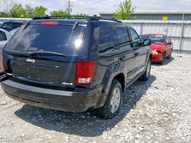 1J8GR48K87C568547 - 2007 JEEP GRAND CHER BLACK photo 4