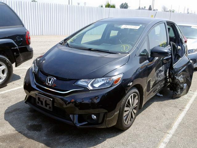 JHMGK5H73HS003688 - 2017 HONDA FIT EX BLACK photo 2