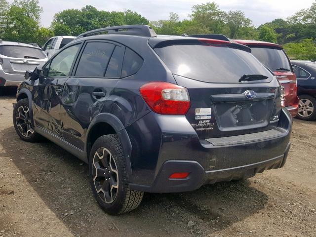 JF2GPACC4F8212160 - 2015 SUBARU XV CROSSTR CHARCOAL photo 3