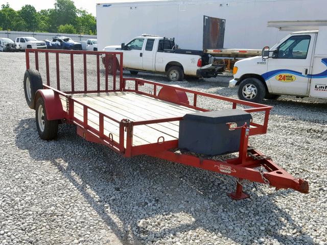 4T0FB1427G1006677 - 2016 UTILITY TRAILER RED photo 1