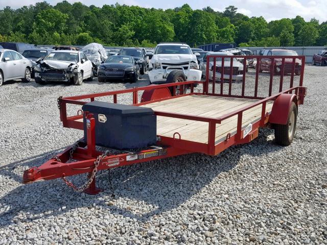 4T0FB1427G1006677 - 2016 UTILITY TRAILER RED photo 2