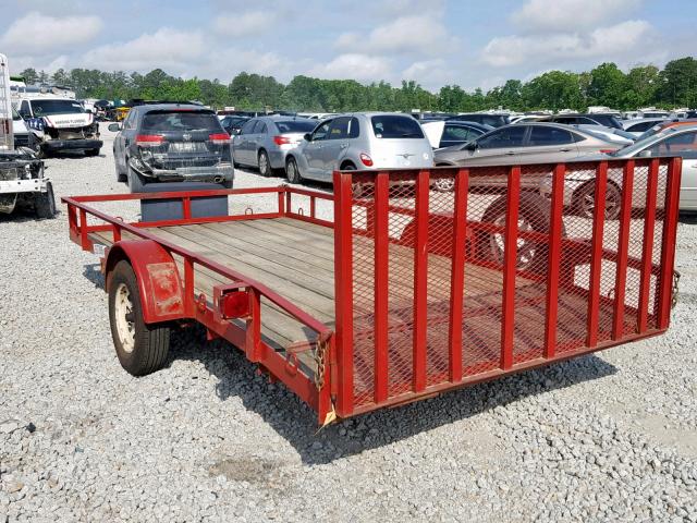 4T0FB1427G1006677 - 2016 UTILITY TRAILER RED photo 3