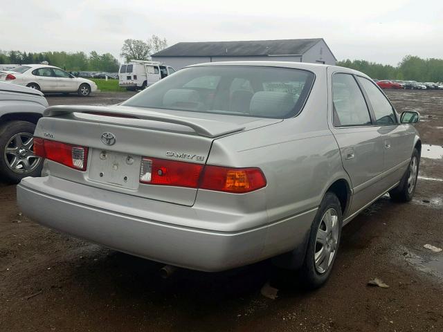 4T1BG22K21U119480 - 2001 TOYOTA CAMRY CE SILVER photo 4