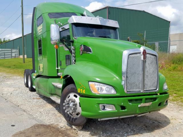 1XKAD49X1DJ332467 - 2013 KENWORTH CONSTRUCTI GREEN photo 1