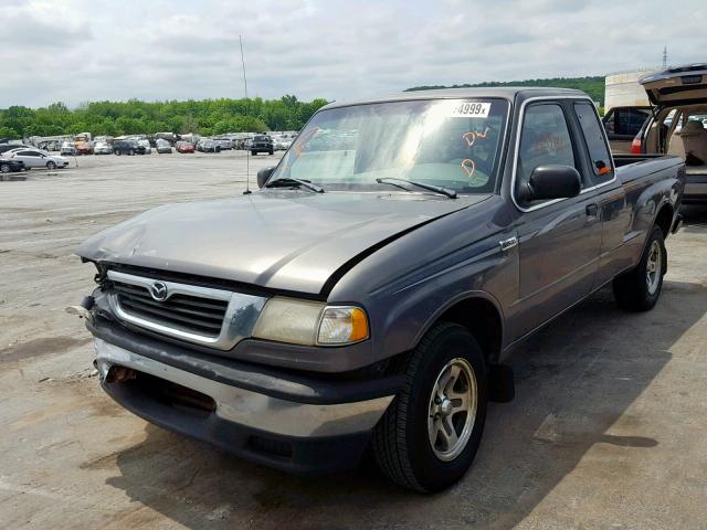 4F4YR16C6WTM16780 - 1998 MAZDA B2500 CAB GRAY photo 2