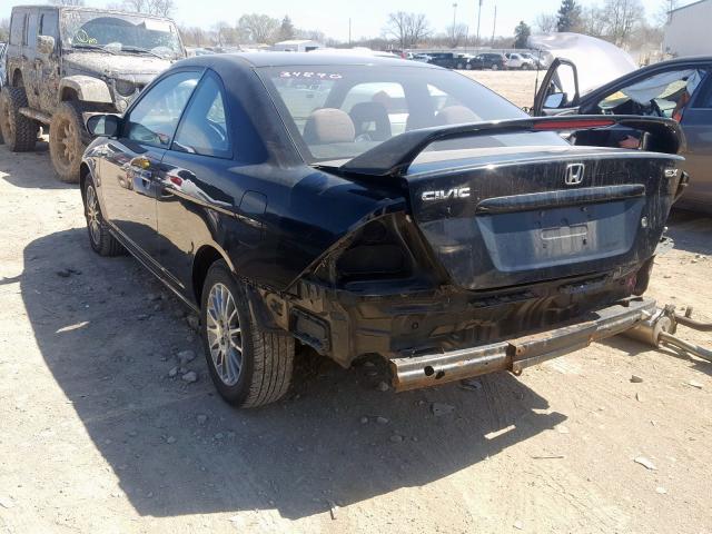 1HGEM22975L050077 - 2005 HONDA CIVIC EX  photo 3