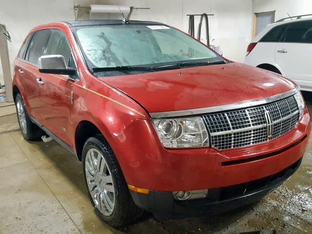 2LMDJ8JC4ABJ12984 - 2010 LINCOLN MKX RED photo 1