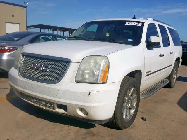 1GKUCMEF6AR108234 - 2010 GMC YUKON XL D WHITE photo 2