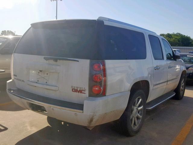 1GKUCMEF6AR108234 - 2010 GMC YUKON XL D WHITE photo 4