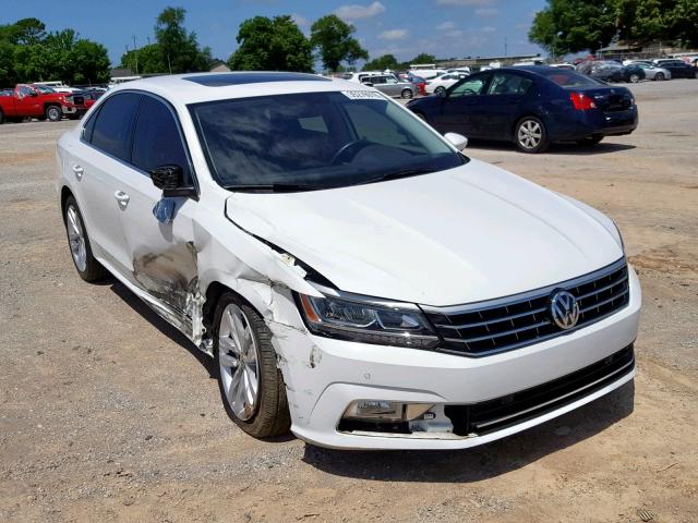 1VWBA7A37JC001490 - 2018 VOLKSWAGEN PASSAT SE WHITE photo 1