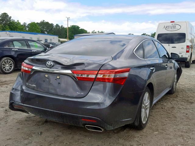 4T1BK1EBXEU131306 - 2014 TOYOTA AVALON BAS GRAY photo 4