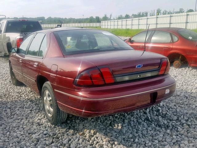 2G1WL52M1X9153073 - 1999 CHEVROLET LUMINA BAS 栗色 照片 3