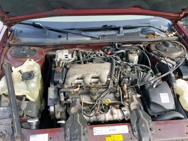 2G1WL52M1X9153073 - 1999 CHEVROLET LUMINA BAS 栗色 照片 7