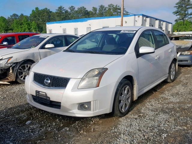 3N1AB6AP1AL689034 - 2010 NISSAN SENTRA 2.0 WHITE photo 2