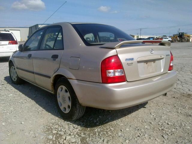 JM1BJ222510434612 - 2001 MAZDA PROTEGE DX TAN photo 3