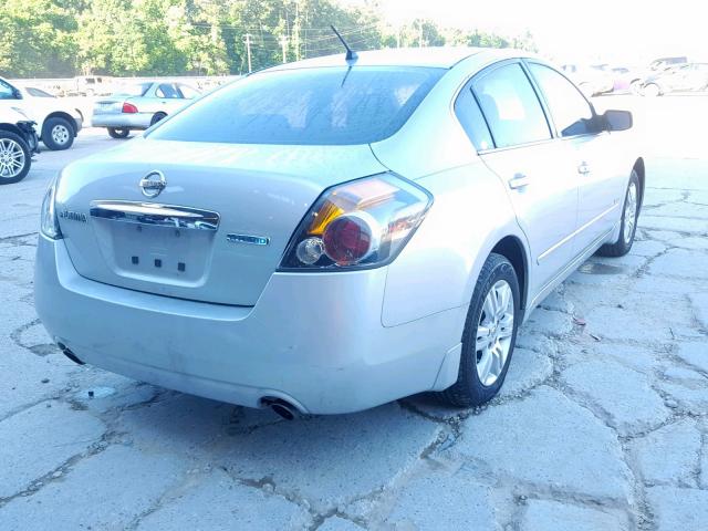 1N4CL2AP9AC129095 - 2010 NISSAN ALTIMA HYB SILVER photo 4