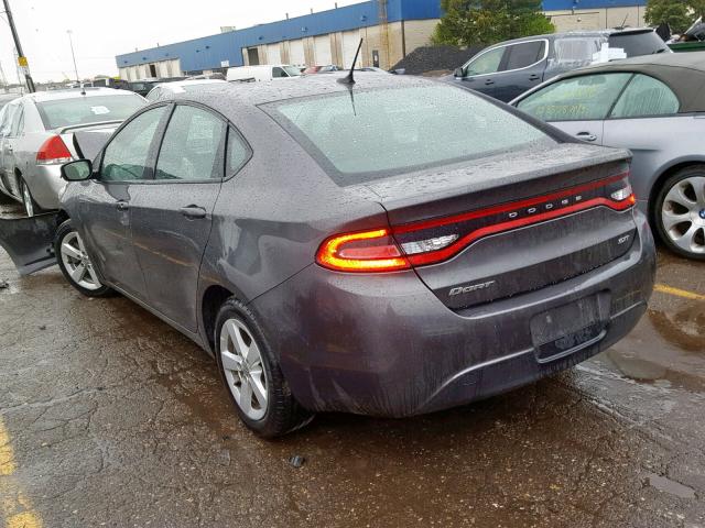 1C3CDFBBXGD667541 - 2016 DODGE DART SXT GRAY photo 3