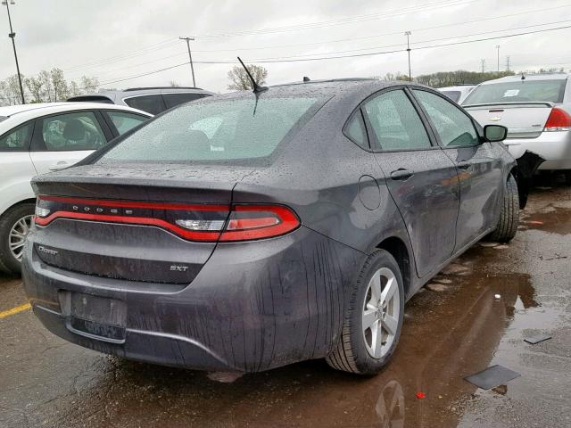 1C3CDFBBXGD667541 - 2016 DODGE DART SXT GRAY photo 4