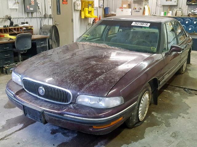 1G4HP52K3VH415702 - 1997 BUICK LESABRE CU BURGUNDY photo 2