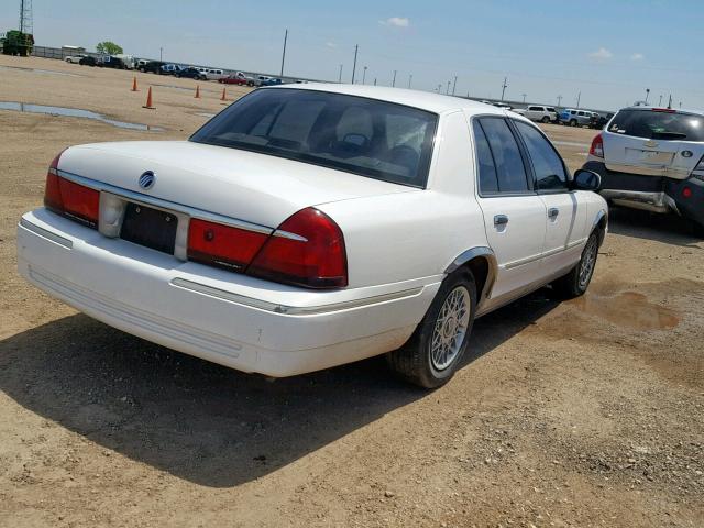 2MEFM74W0YX741606 - 2000 MERCURY GRAND MARQ WHITE photo 4