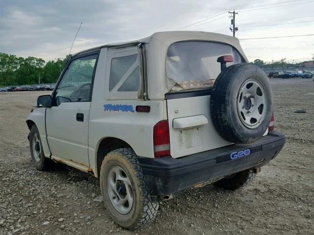 2CNBJ1867S6934781 - 1995 GEO TRACKER WHITE photo 3