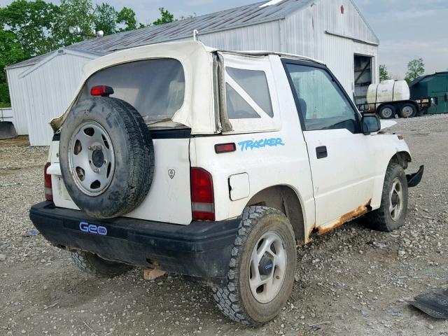 2CNBJ1867S6934781 - 1995 GEO TRACKER WHITE photo 4