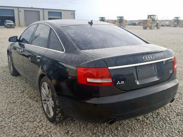 WAUDH74F08N104422 - 2008 AUDI A6 3.2 QUA BLACK photo 3