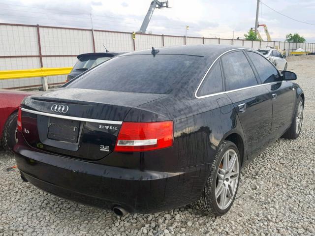 WAUDH74F08N104422 - 2008 AUDI A6 3.2 QUA BLACK photo 4