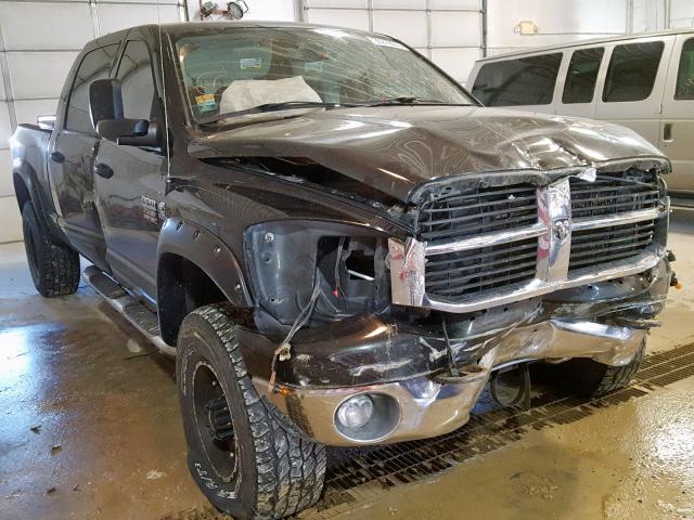 3D7KS29A57G835422 - 2007 DODGE RAM 2500 BLACK photo 1