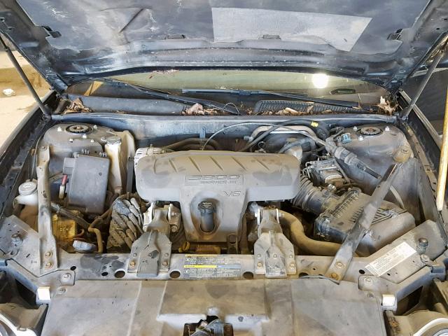 2G4WD582661200150 - 2006 BUICK LACROSSE C BLACK photo 7