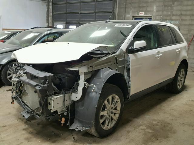 2FMDK4JC8DBB53897 - 2013 FORD EDGE SEL GRAY photo 2