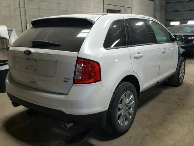 2FMDK4JC8DBB53897 - 2013 FORD EDGE SEL GRAY photo 4