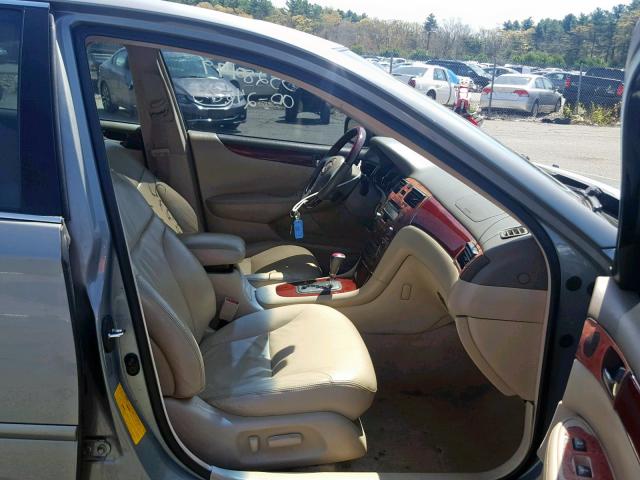 JTHBF30G230100688 - 2003 LEXUS ES 300 BLUE photo 5