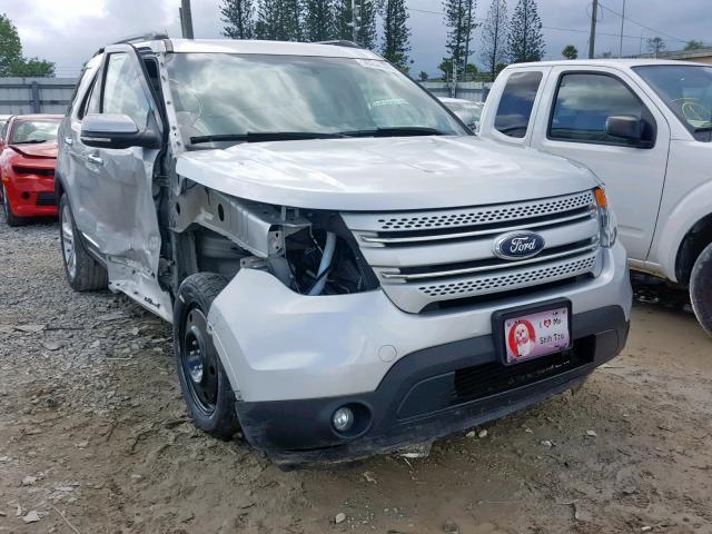 1FM5K8F85FGC03019 - 2015 FORD EXPLORER L SILVER photo 1