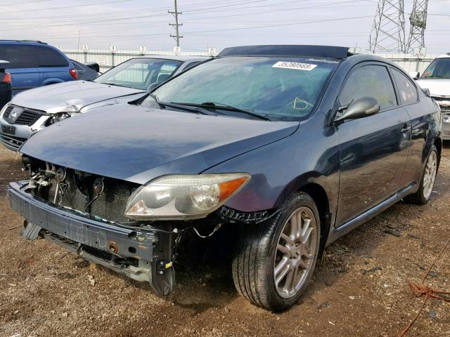 JTKDE167270188777 - 2007 TOYOTA SCION TC ნაცრისფერი ფოტო 2