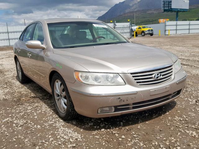 KMHFC46F08A263577 - 2008 HYUNDAI AZERA SE TAN photo 1