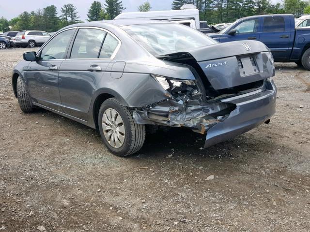 1HGCP26388A058645 - 2008 HONDA ACCORD LX GRAY photo 3