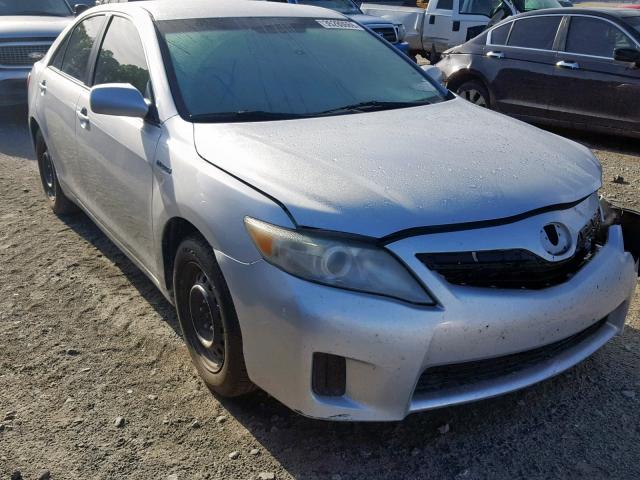 4T1BB3EK8AU124571 - 2010 TOYOTA CAMRY HYBR SILVER photo 1